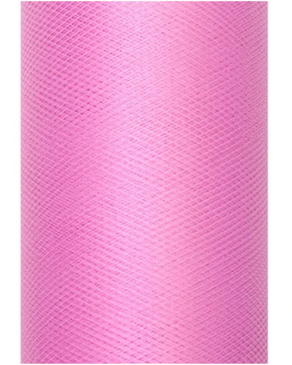 Tulle (tyll): Rosa - 9m x 30cm