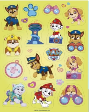 Kakepynt (13stk): Paw Patrol - Spiselig papir
