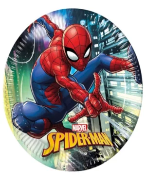 Tallerkener (8stk): Spiderman - 23cm