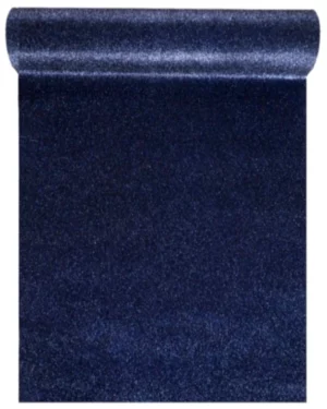 Bordløper: Polyester - Marineblå - 28cm